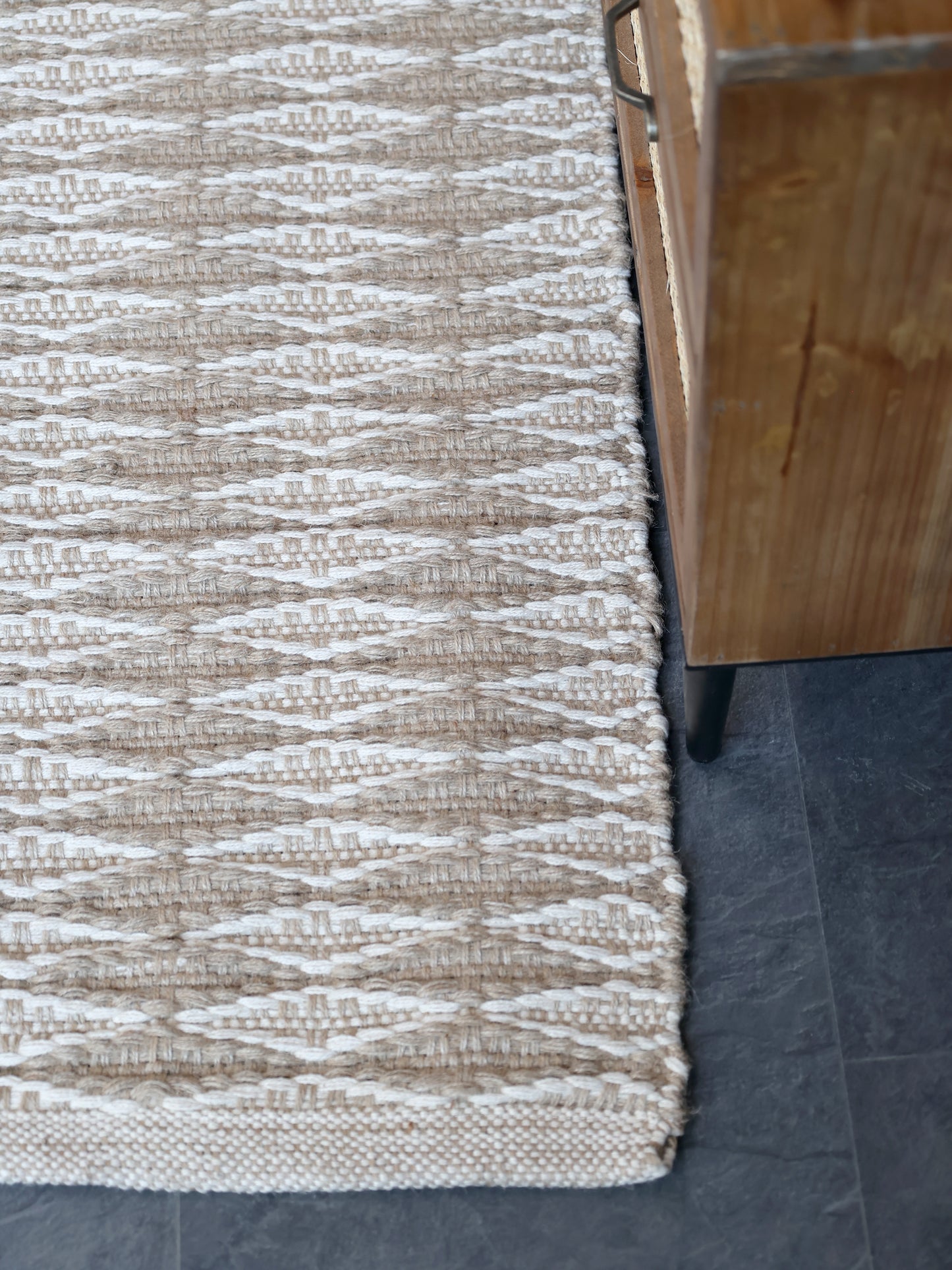 Cotton/Jute Area Rug - Generosa Home & Living