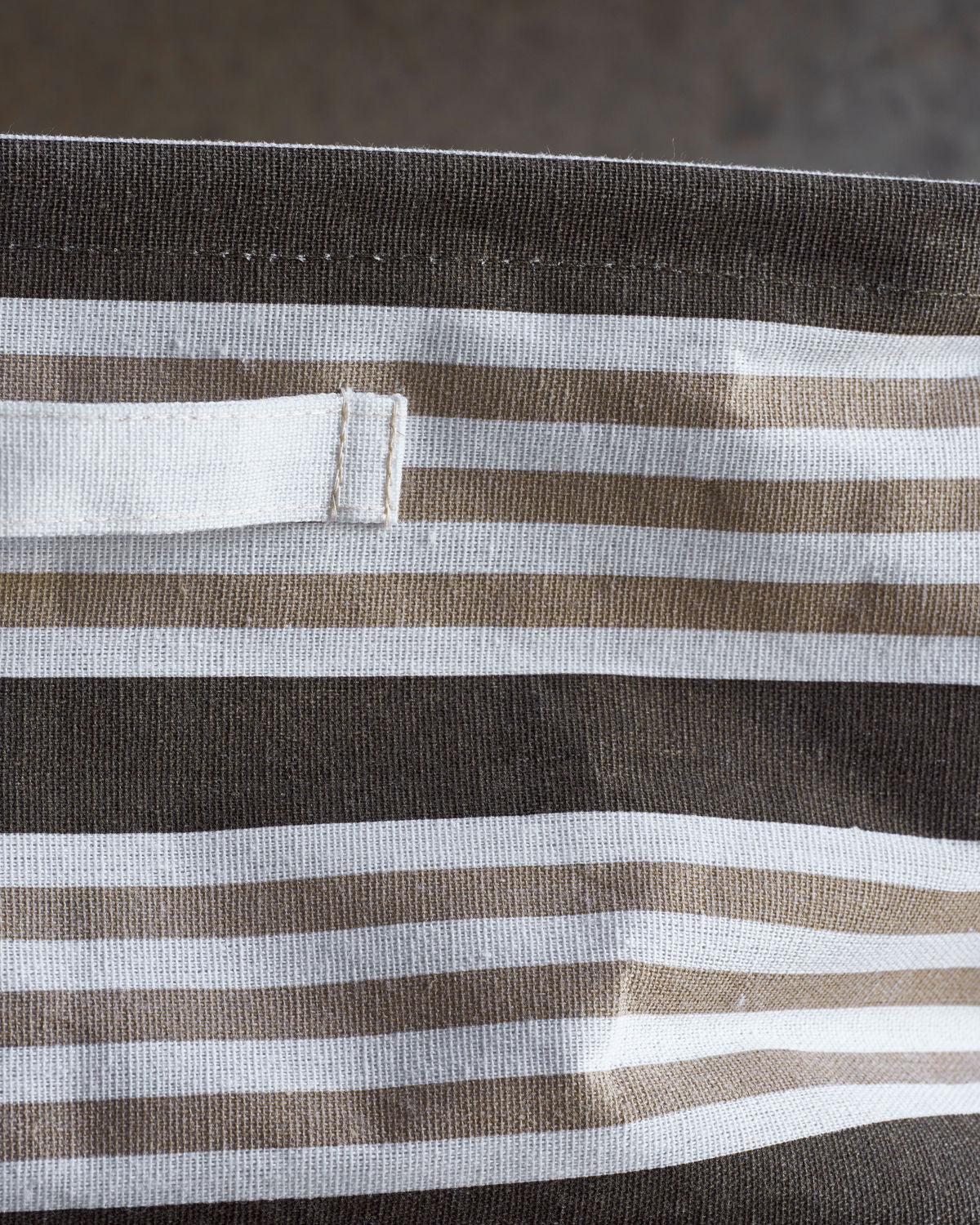 Storage Bag, Brown Striped - Generosa Home & Living