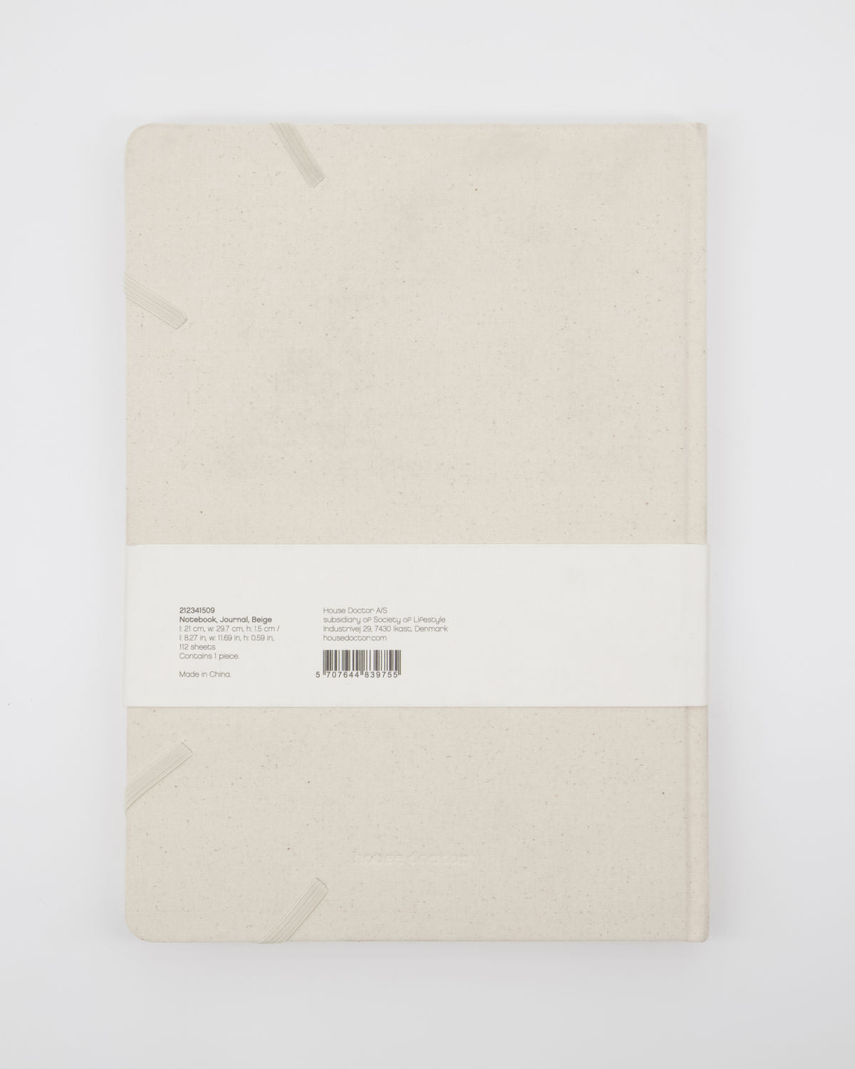 A4 Journal, Beige - Generosa Home & Living
