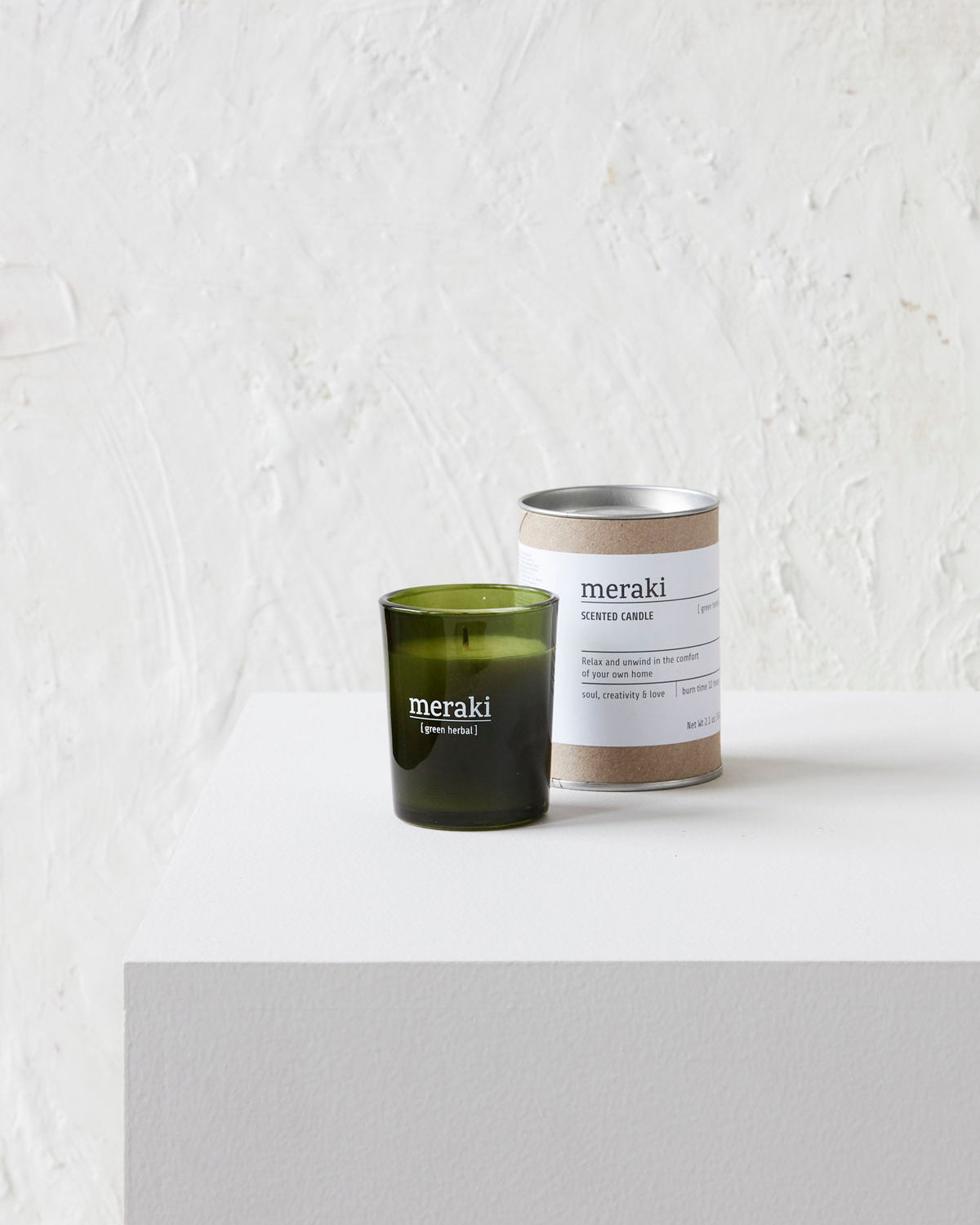 Scented candle, Green Herbal - Generosa Home & Living
