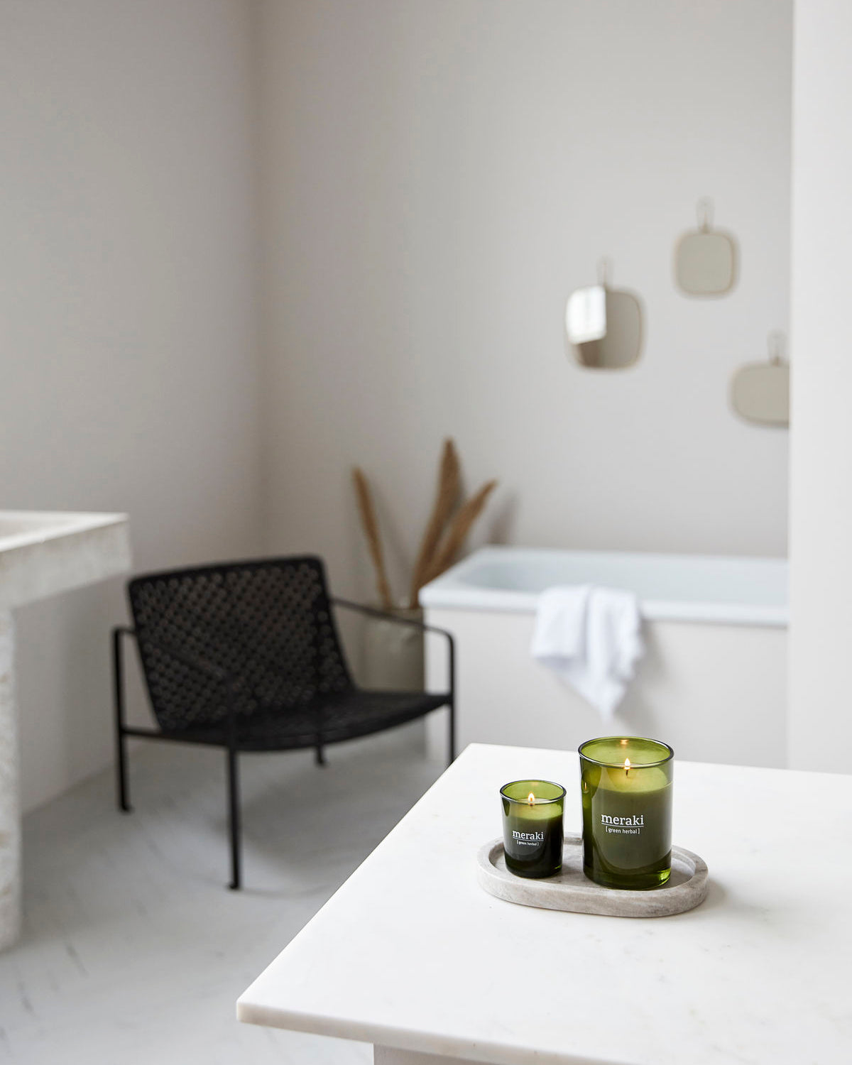 Scented candle, Green Herbal - Generosa Home & Living