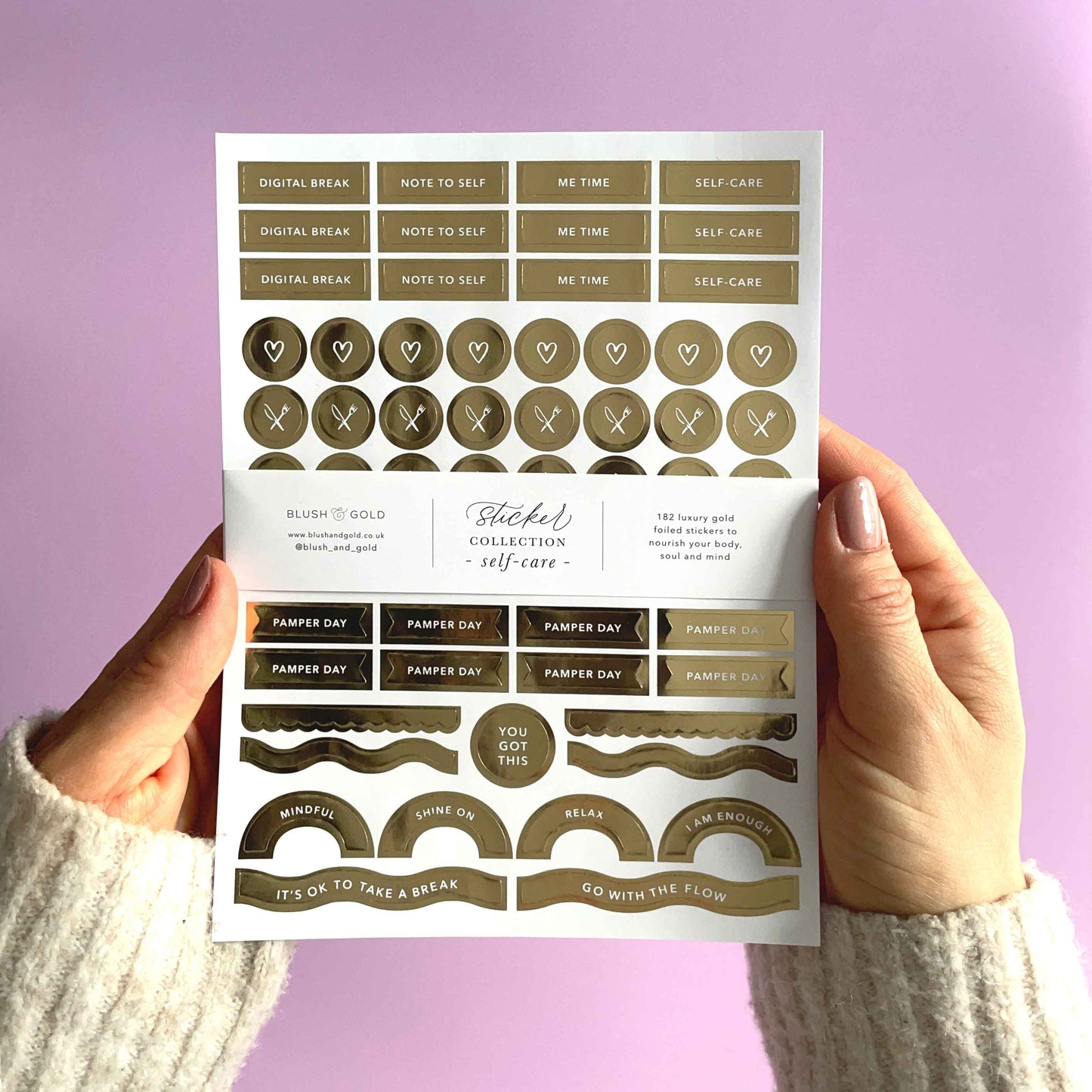 Self-Care Sticker Pack (3 sheets)