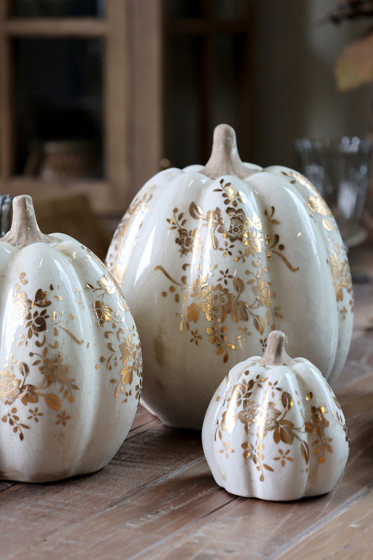 Ceramic Pumpkins- Chic Anniversary Limited Edition