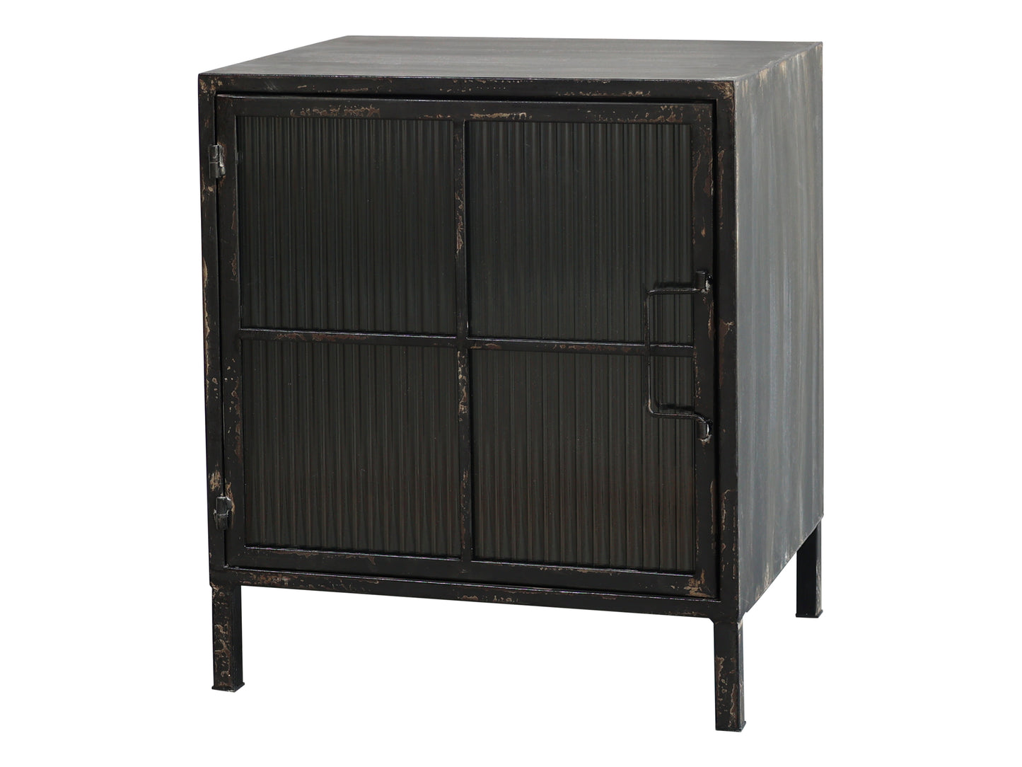 Chest with Fluted Glass Door