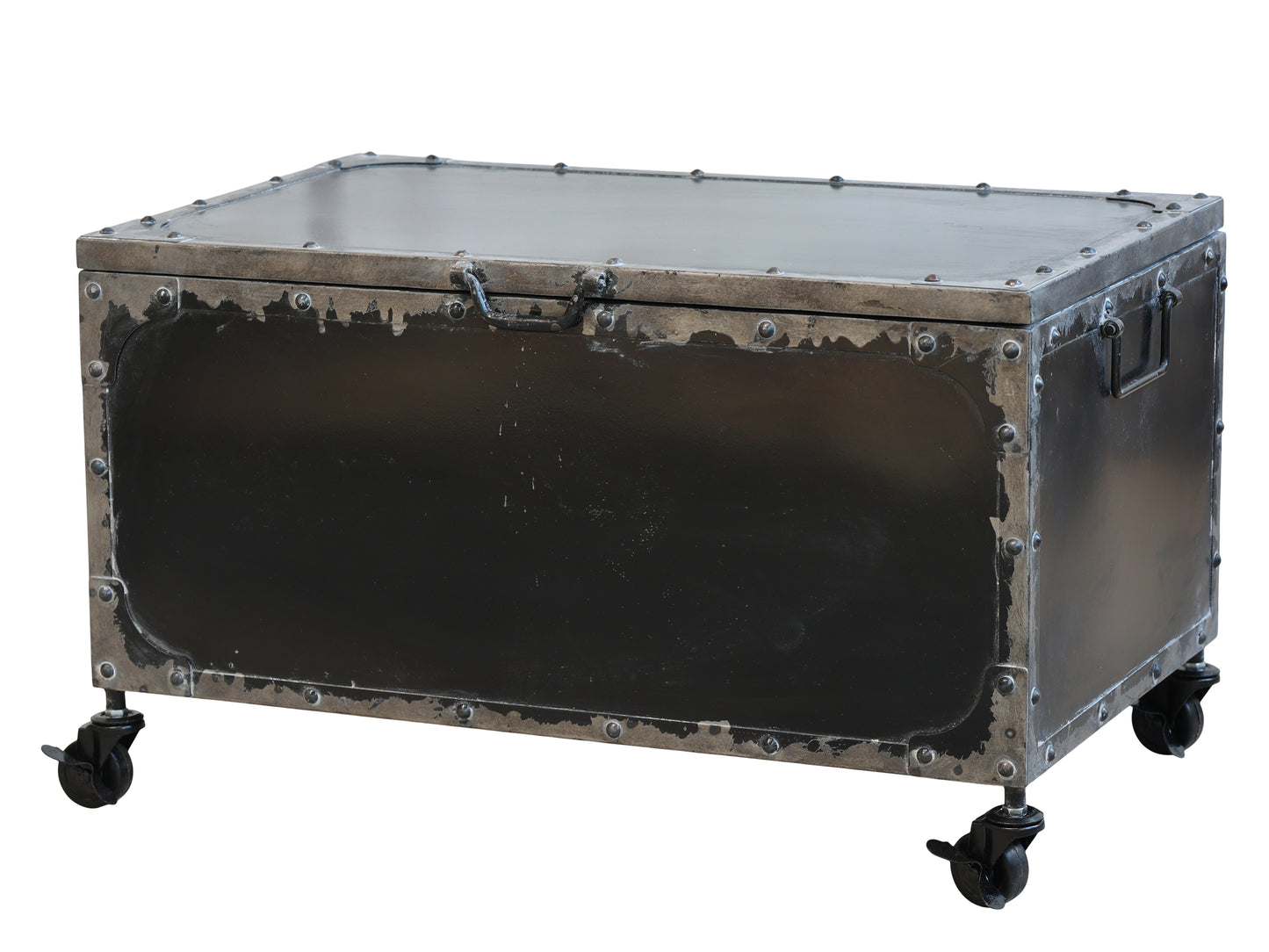 Factory Trunk on Wheels - Generosa Home & Living