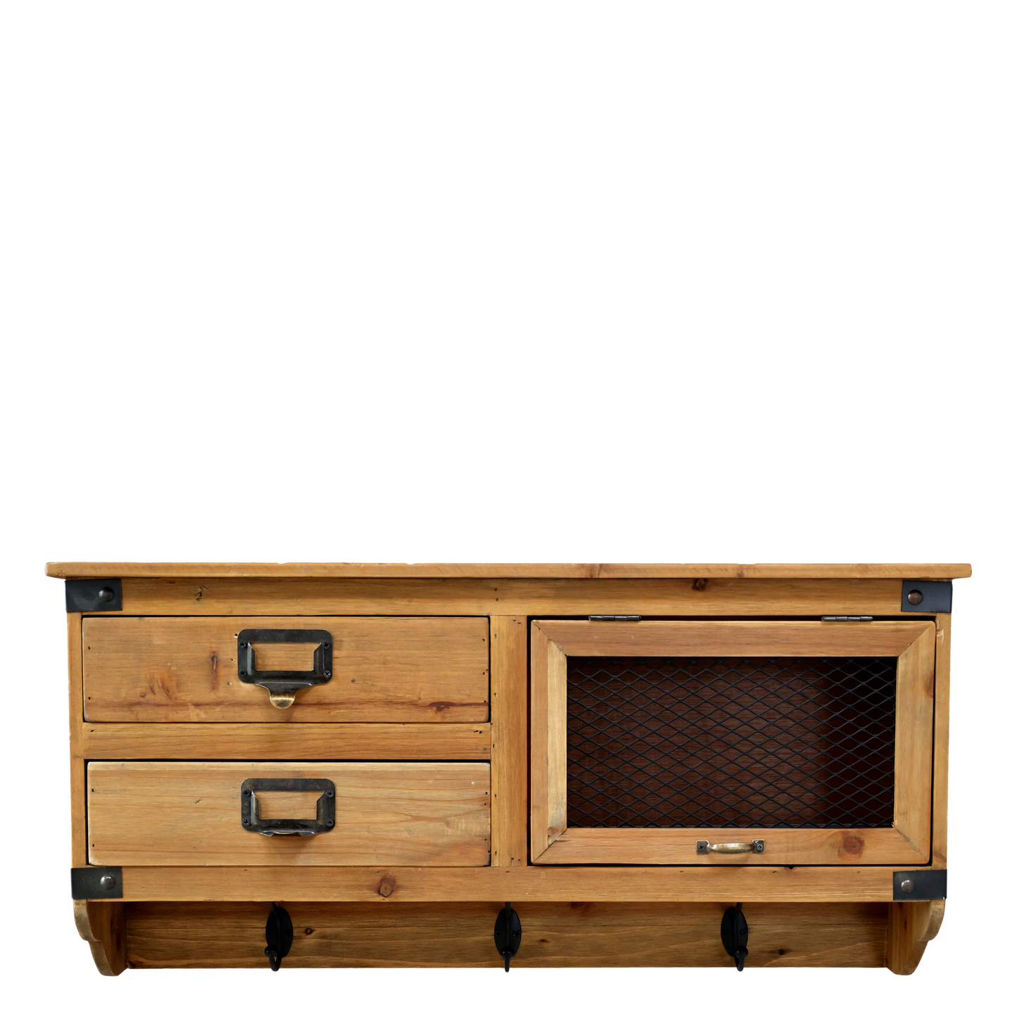 Shelf with 2 drawers & 3 Hooks