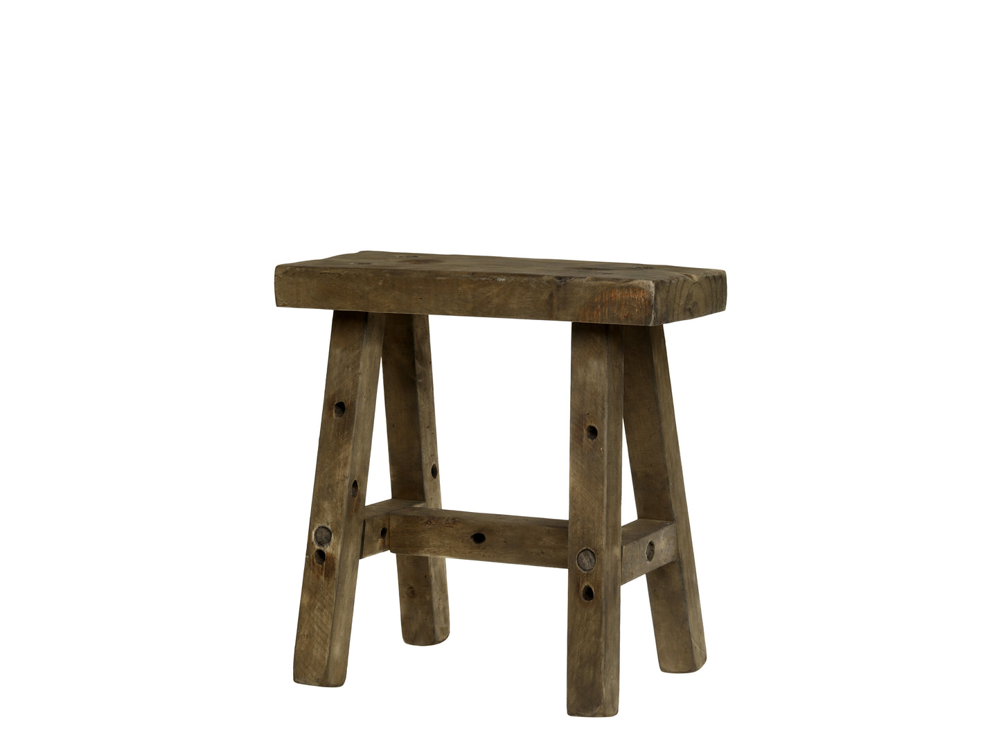 Rustic Pine Stool - Generosa Home & Living