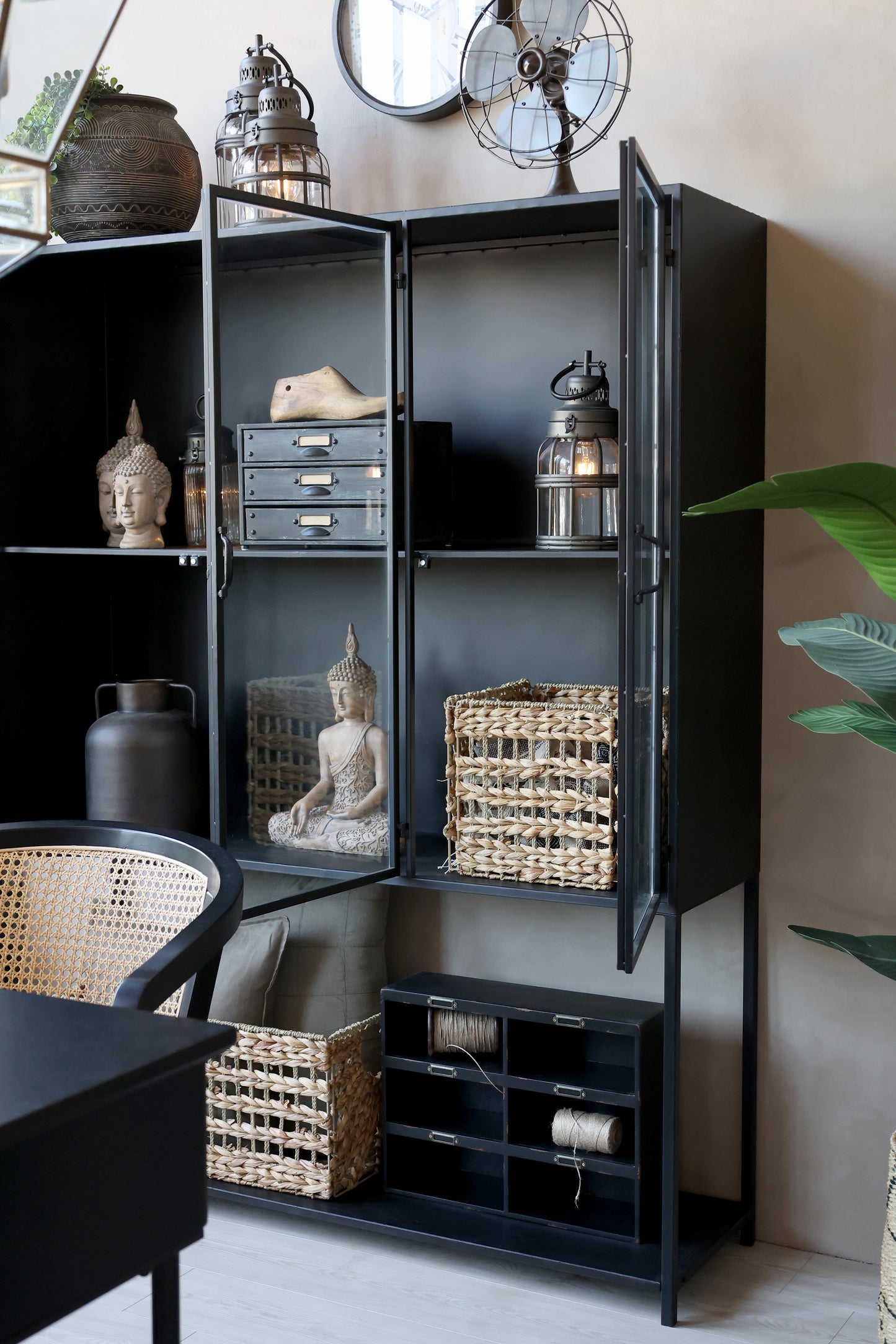 Shelving unit with 6 compartments - Generosa Home & Living