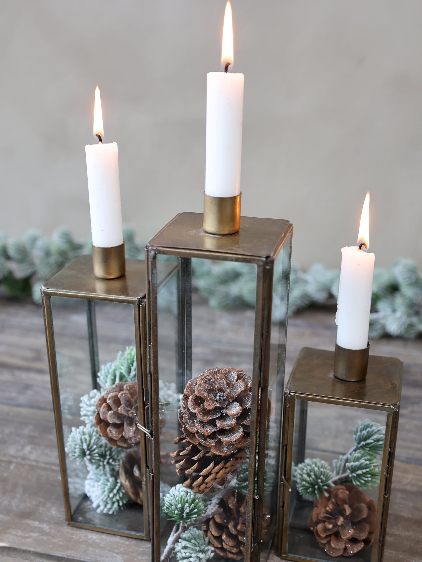 Fleur Cone with Glitter Set of 6 - Generosa Home & Living