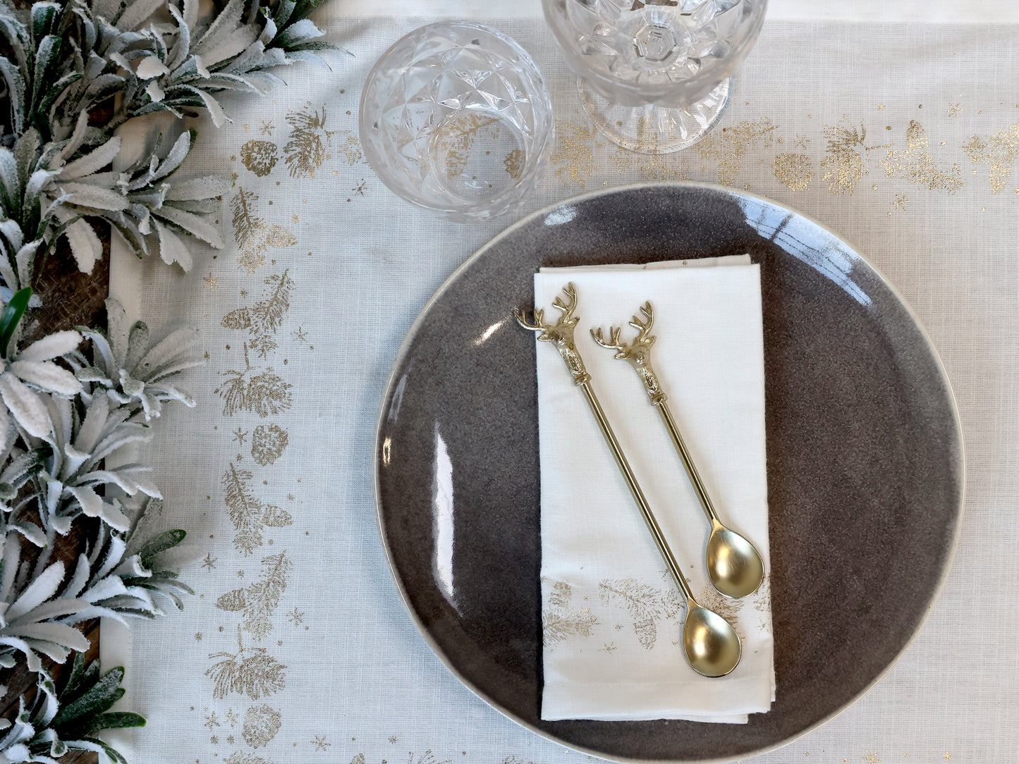 Christmas Spoon w Red Deer 14cm