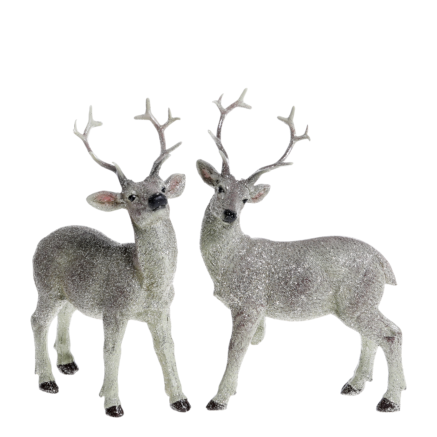 Reindeer with Glitter Set of 2 (only 2 left!) - Generosa Home & Living