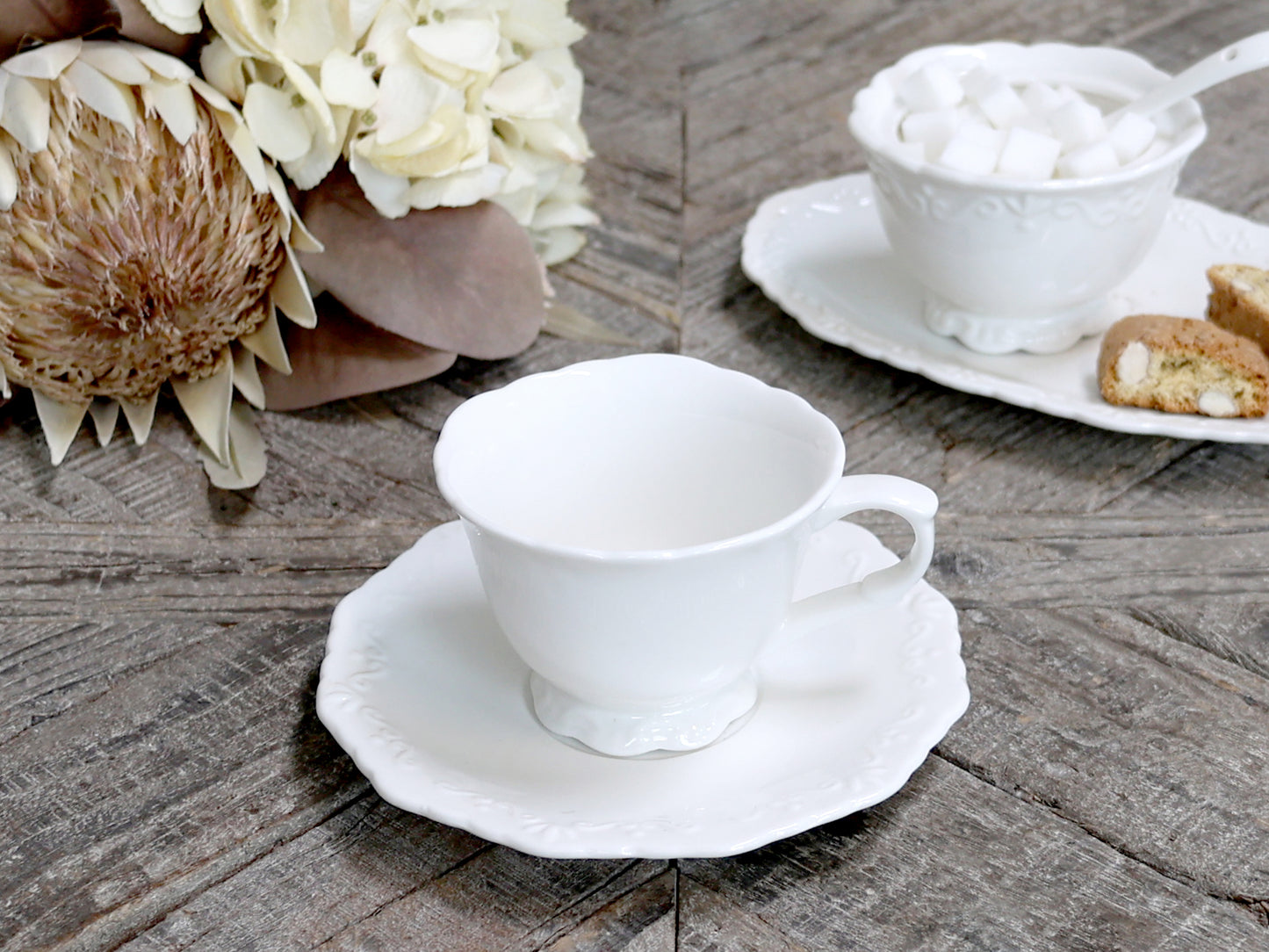 Provence Coffee/tea cup with saucer - Generosa Home & Living