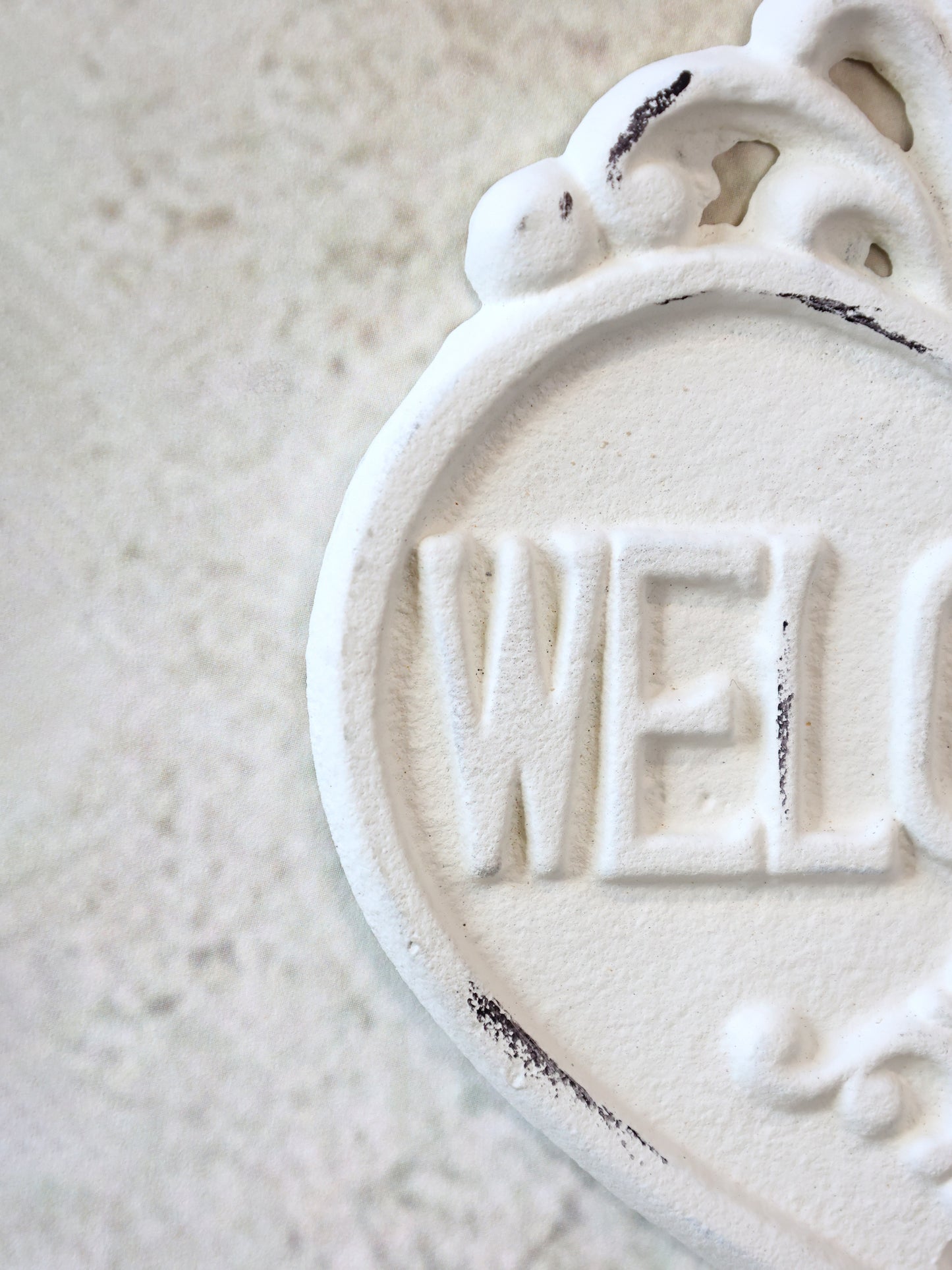 Welcome Sign- Cream - Generosa Home & Living