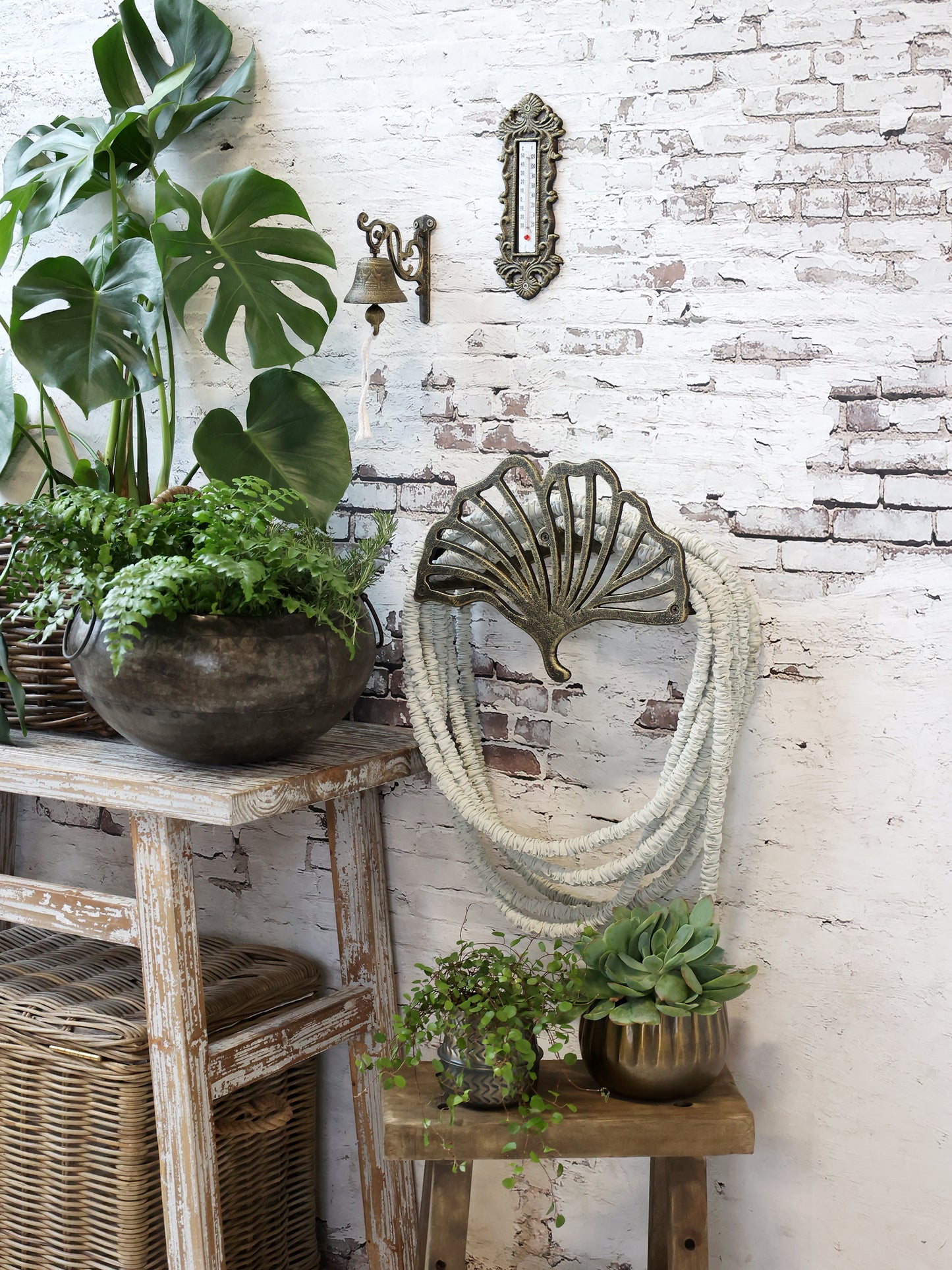 Rustic Pine Stool - Generosa Home & Living