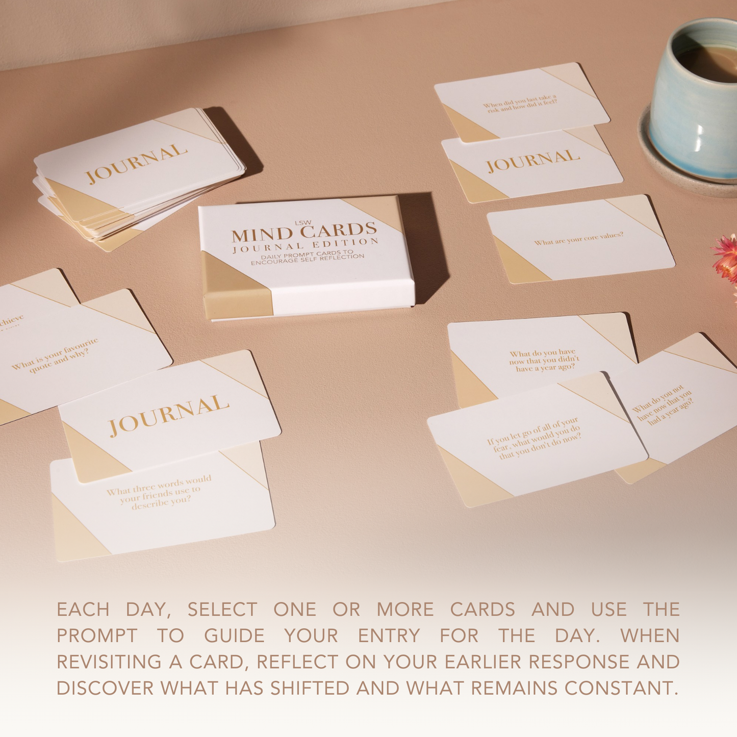 Mind Cards: Journal Edition – Daily Writing Prompts