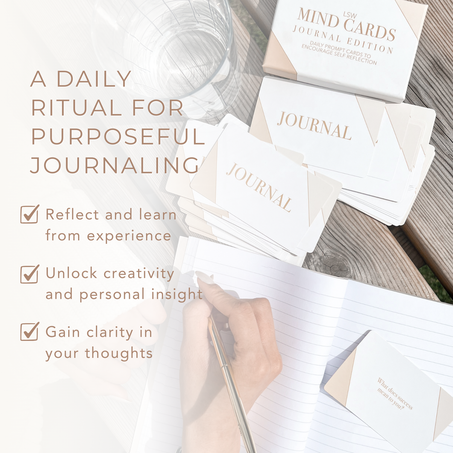 Mind Cards: Journal Edition – Daily Writing Prompts