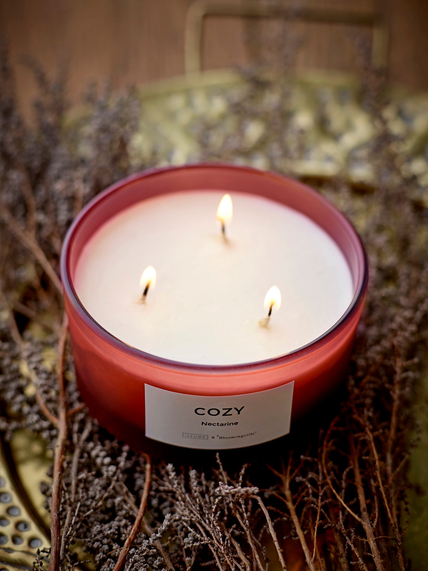COZY-Nectarine scented candle