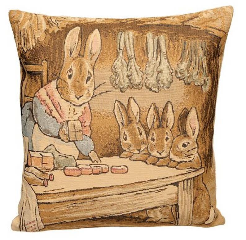 Tale of Peter Rabbit - Beatrix Potter Decorative Pillow