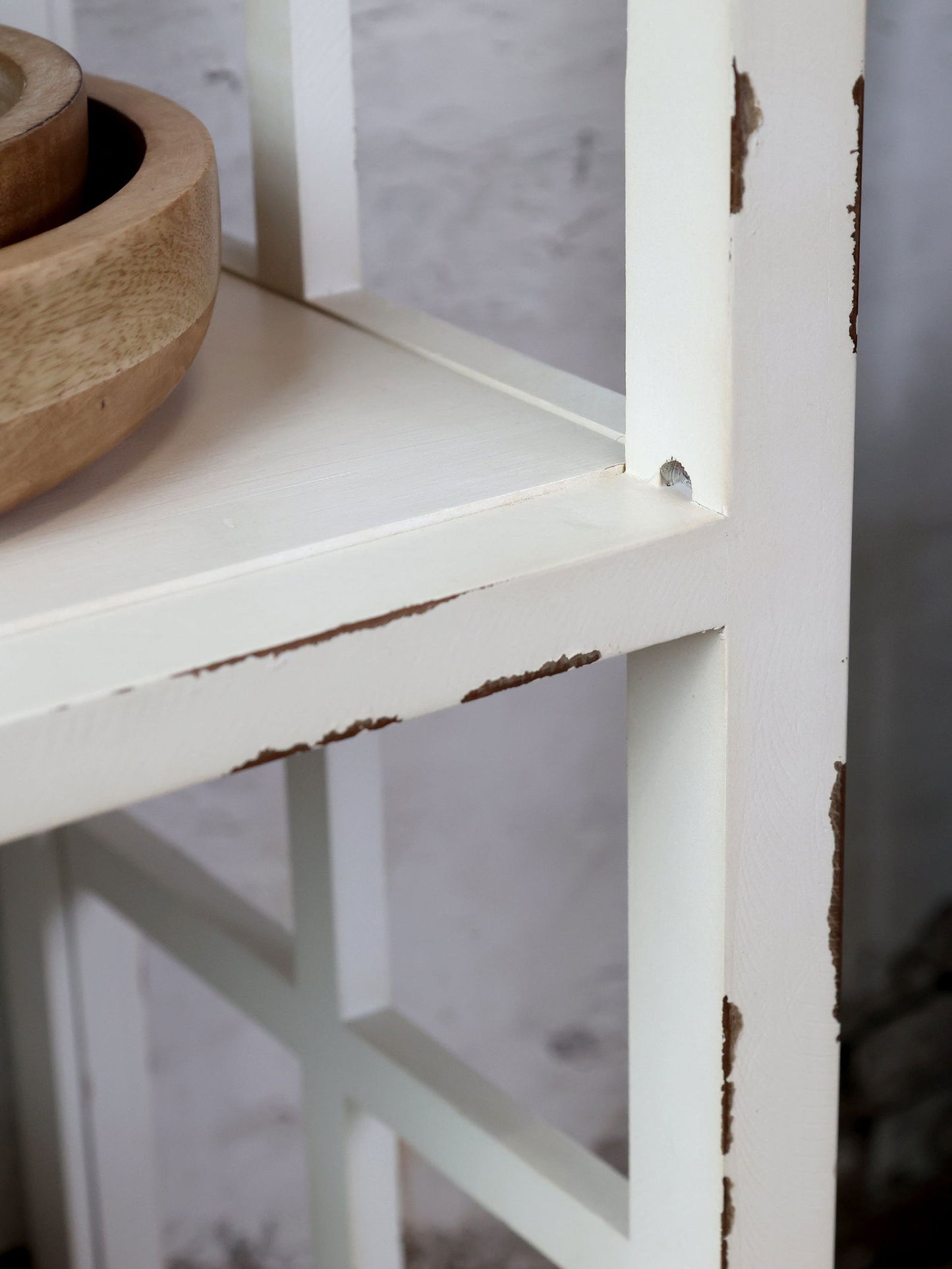 Antique Cream Shelving Unit - Generosa Home & Living -  -