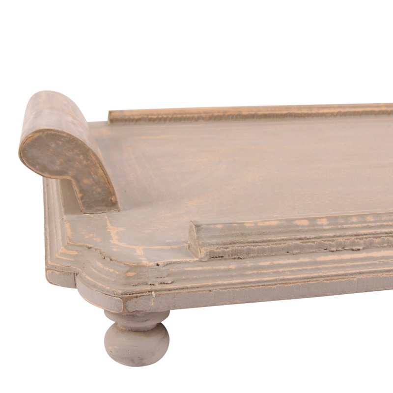 Baroque Style Wooden Tray 48cm - Generosa Home & Living - -