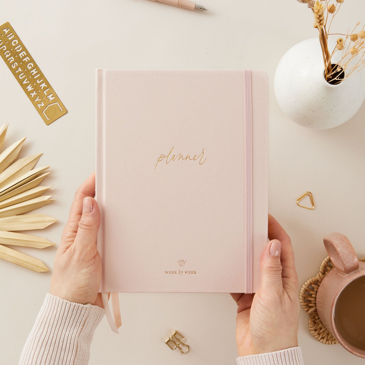 Undated Weekly Planner - Blush (only 2 left!) - Generosa Home & Living