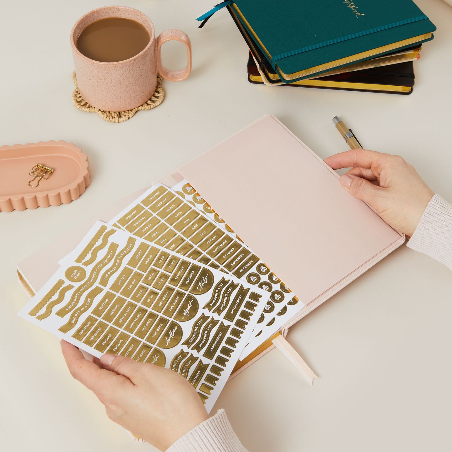 Undated Weekly Planner - Blush (only 2 left!) - Generosa Home & Living