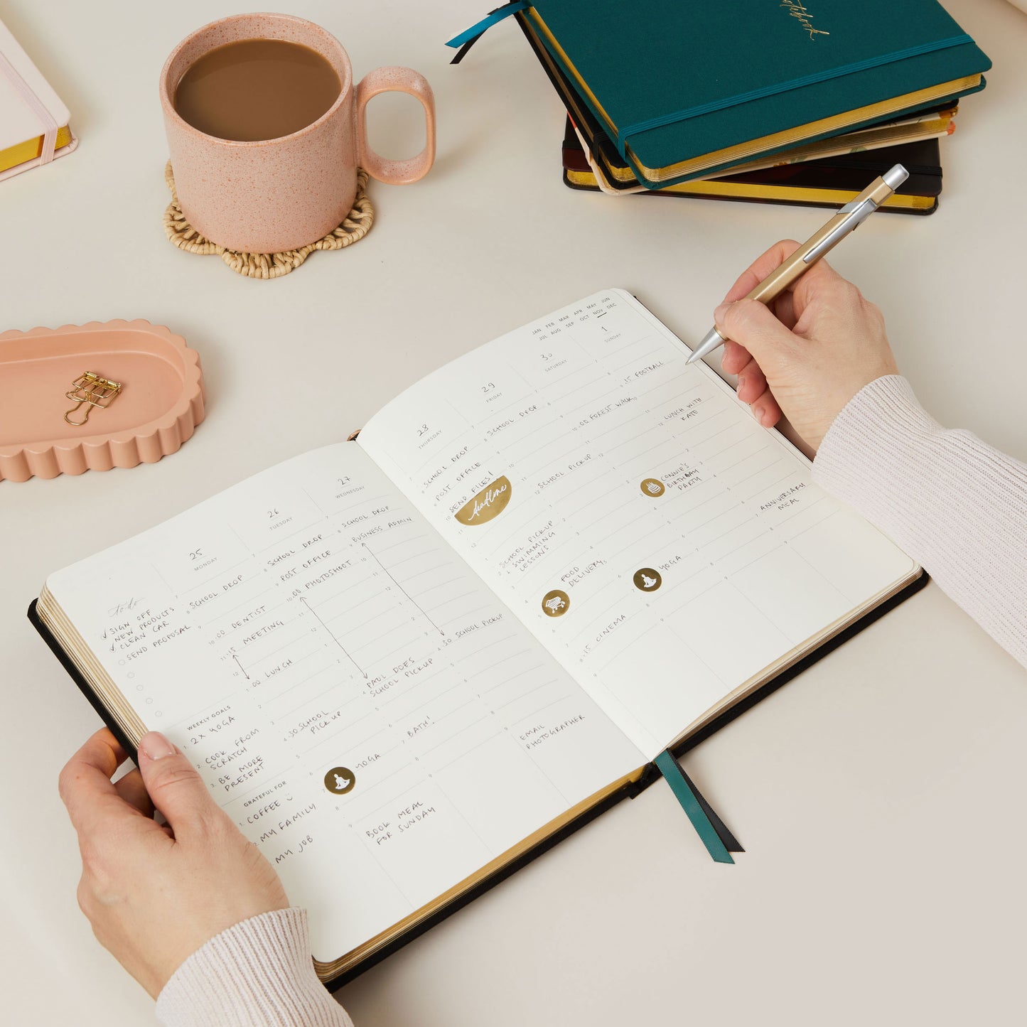 Undated Weekly Planner - Juniper (only 1 left!) - Generosa Home & Living