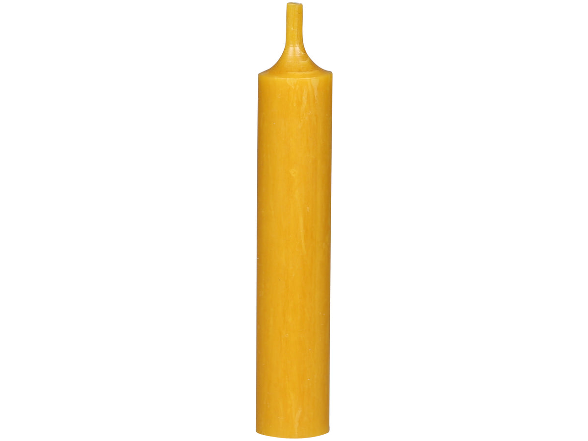 Bundle of 6 Short Dinner Candles- Mustard Colour - Generosa Home & Living - -
