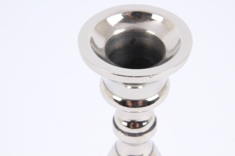 Candlestick Silver - Generosa Home & Living - -