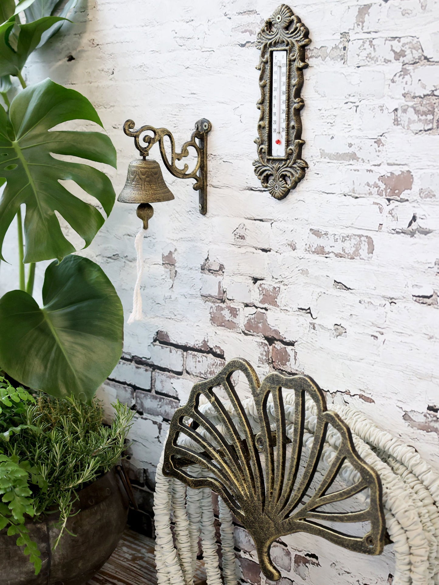 Cast Iron Call Bell for Wall (only 1 left!) - Generosa Home & Living - -