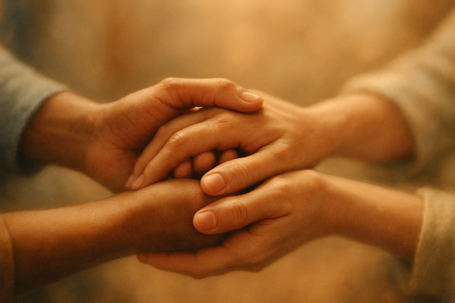 Holding hands