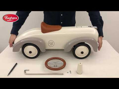 Ivory White Ride-On For Children - Speedster