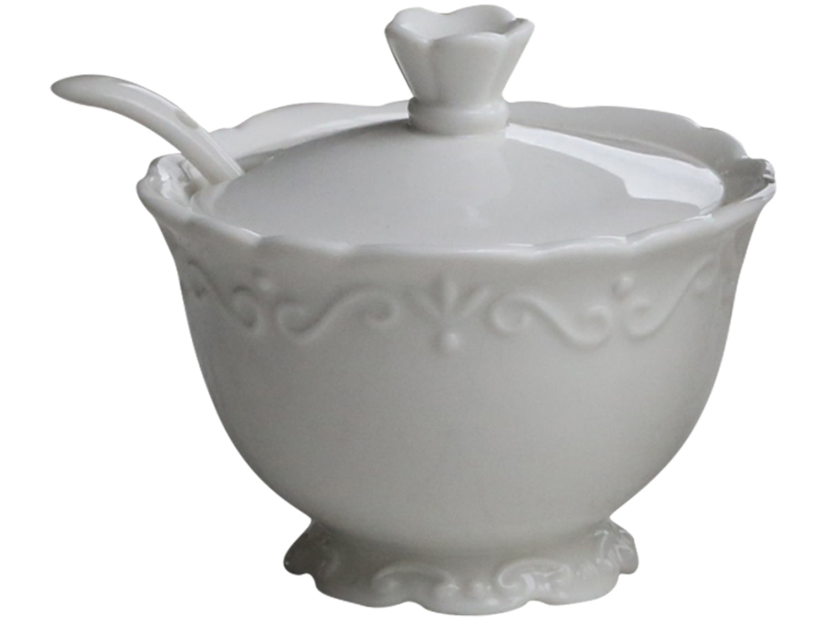 Provence Sugar Bowl with Spoon freeshipping - Generosa