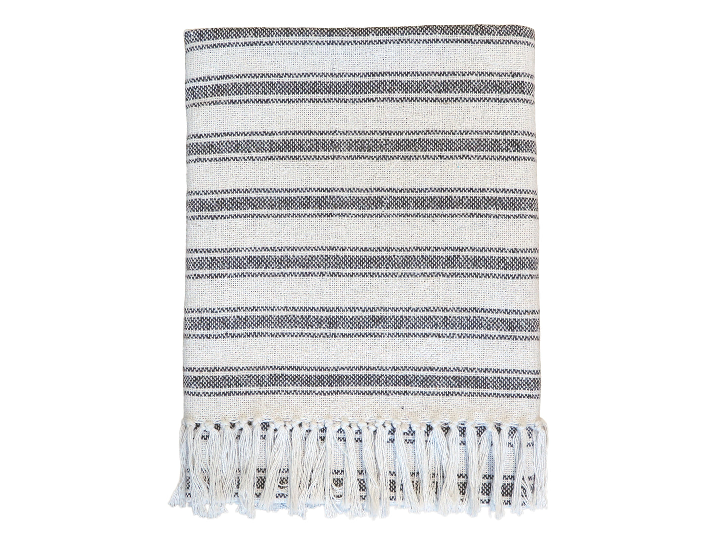 Throw with Pattern-Grain sack stripe freeshipping - Generosa