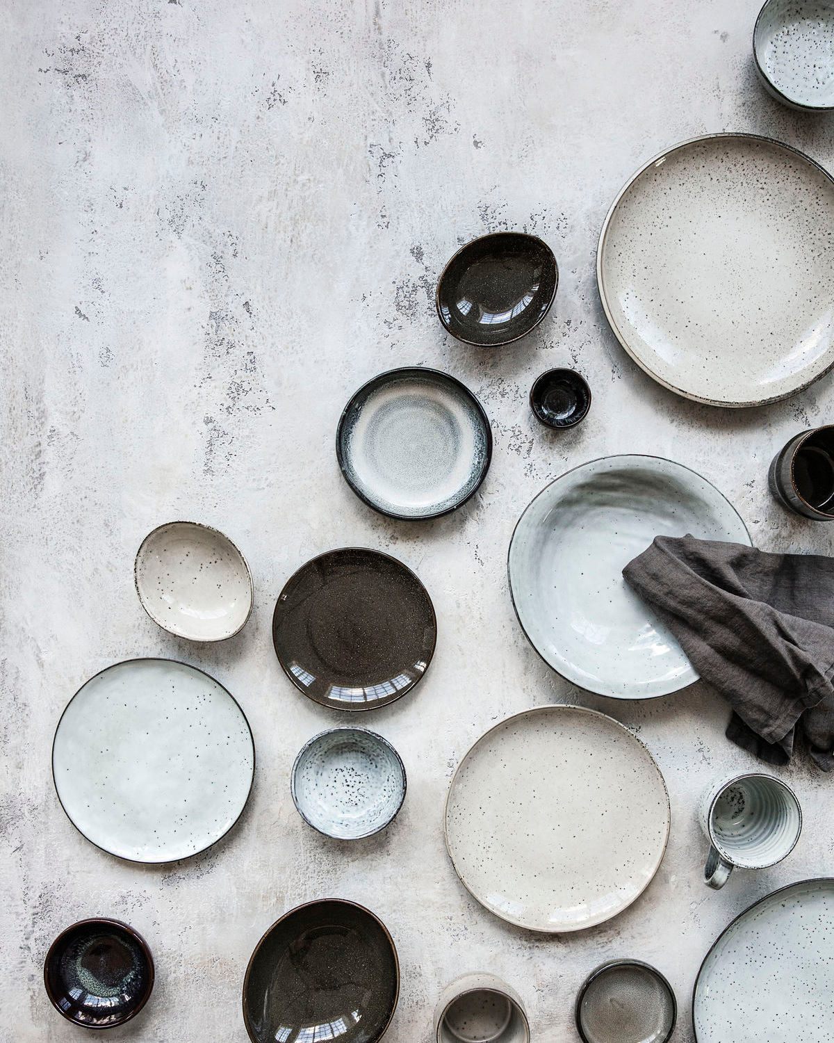 Rustic Cake Plate Grey/Blue freeshipping - Generosa