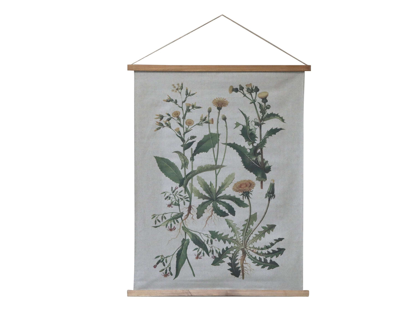 Hanging Canvas with Floral Print