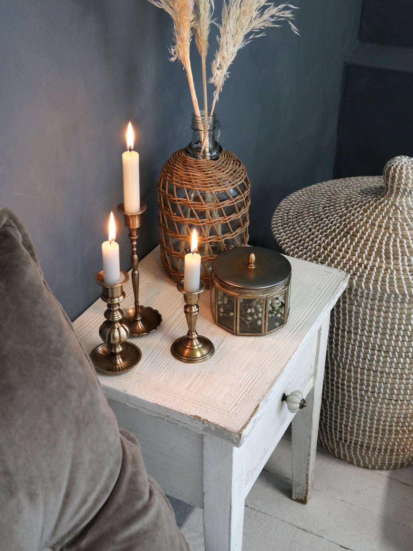 Bedside Table with Drawer freeshipping - Generosa