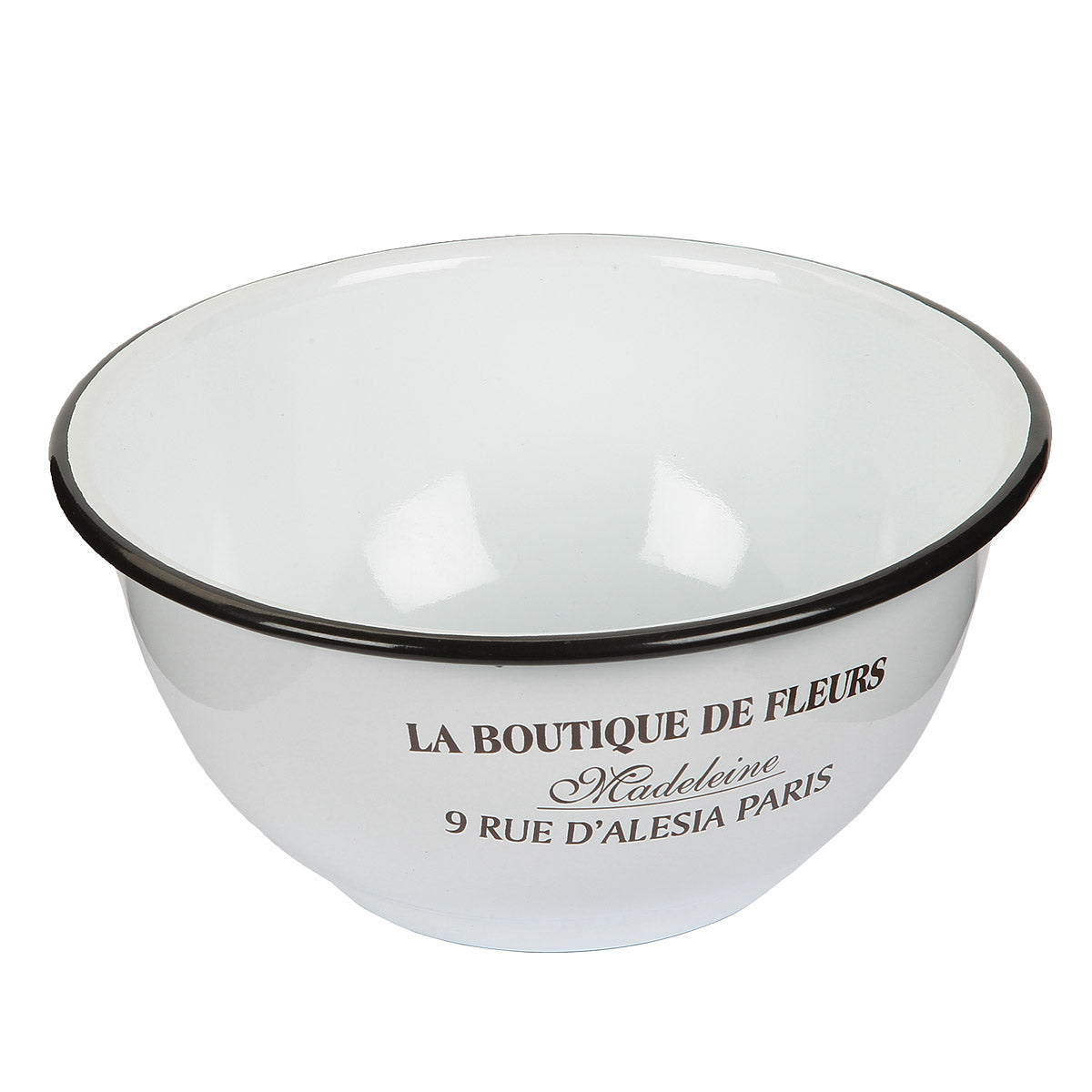 Enamel Bowl with French Motif freeshipping - Generosa