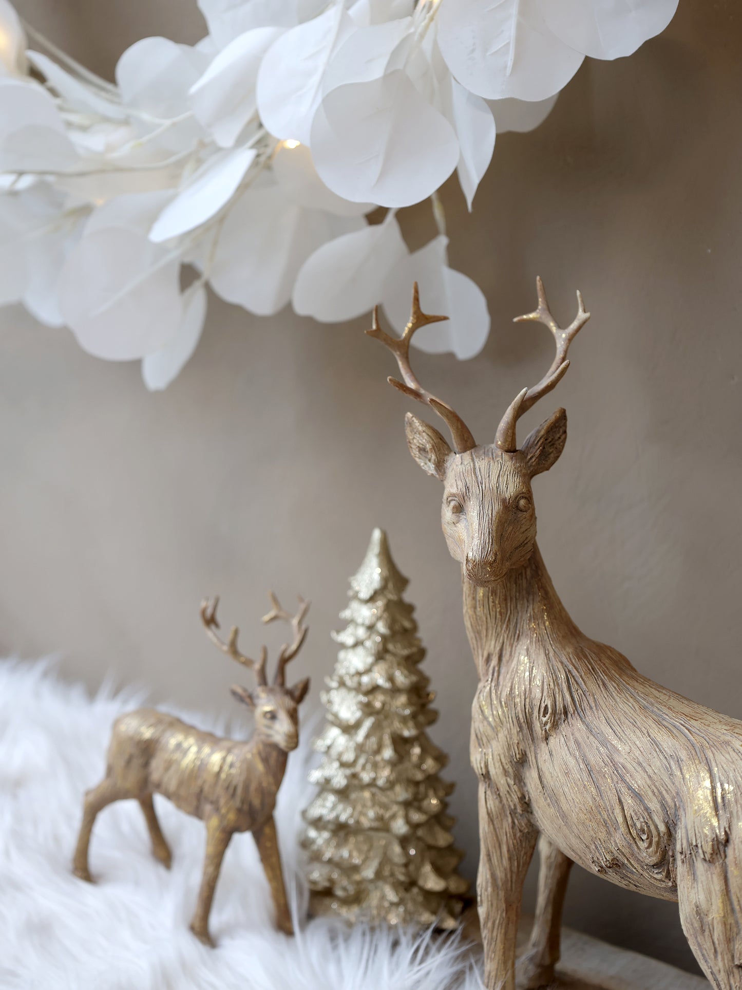 Deer with Gold 17cm - Generosa Home & Living