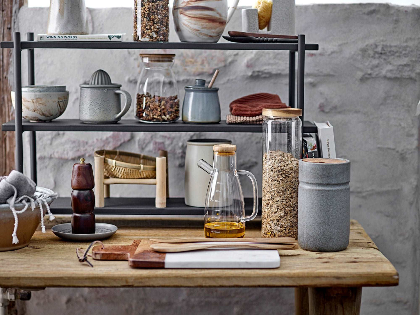 Honey Pot with Birch Dipper