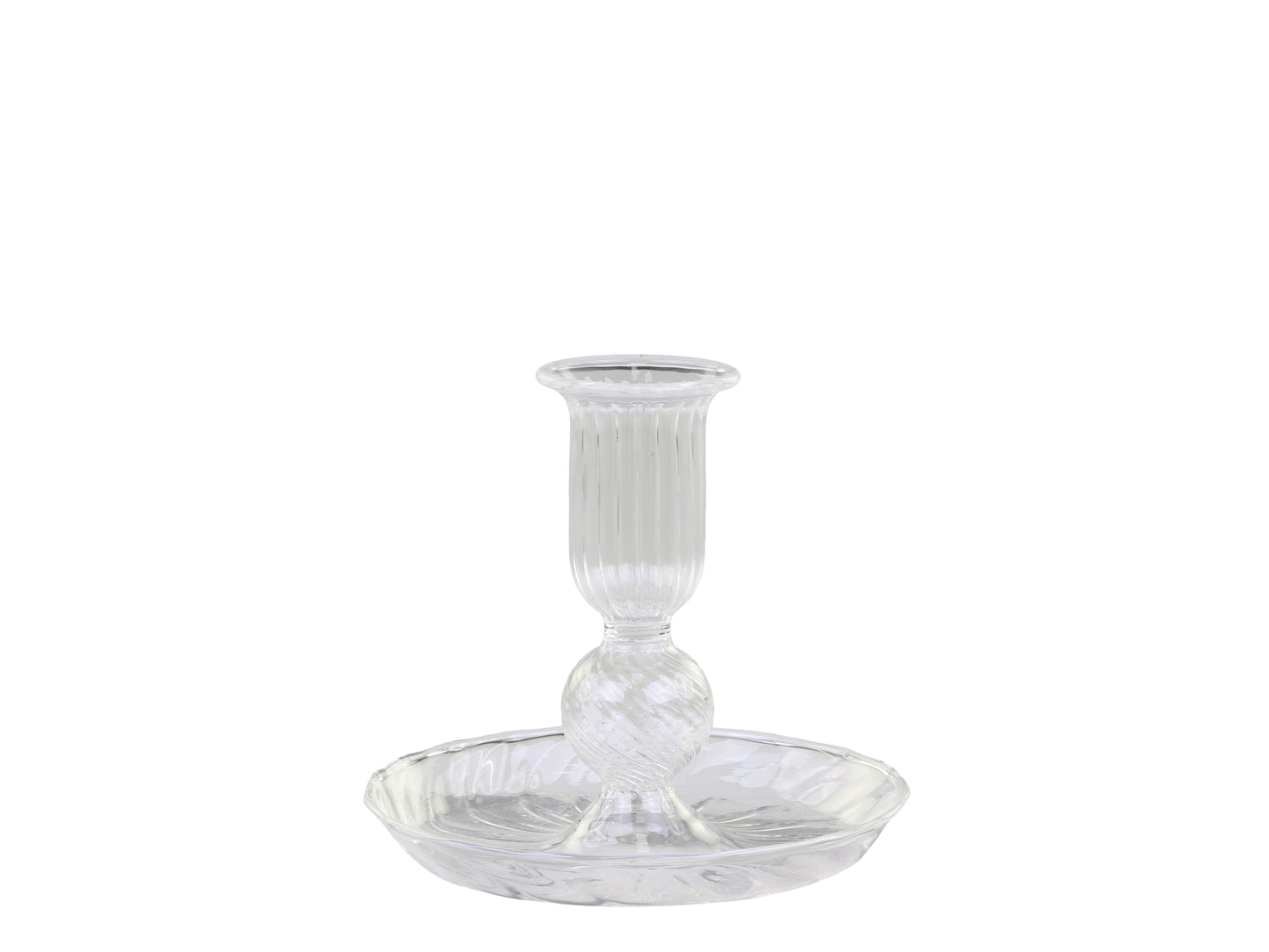 Generosa Glass Chamberstick