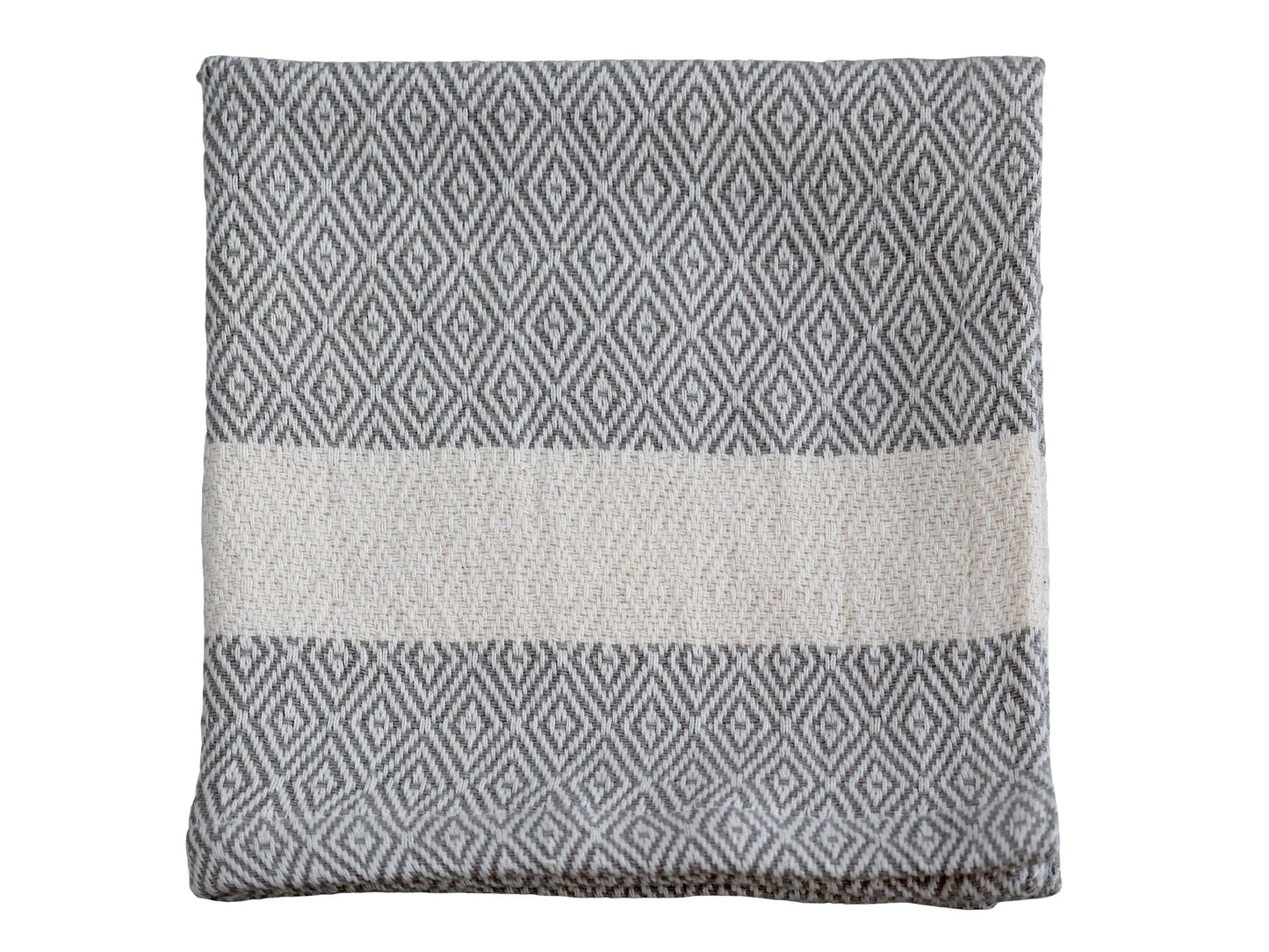 Hammam Face Towel- Éternal Grey Pattern freeshipping - Generosa