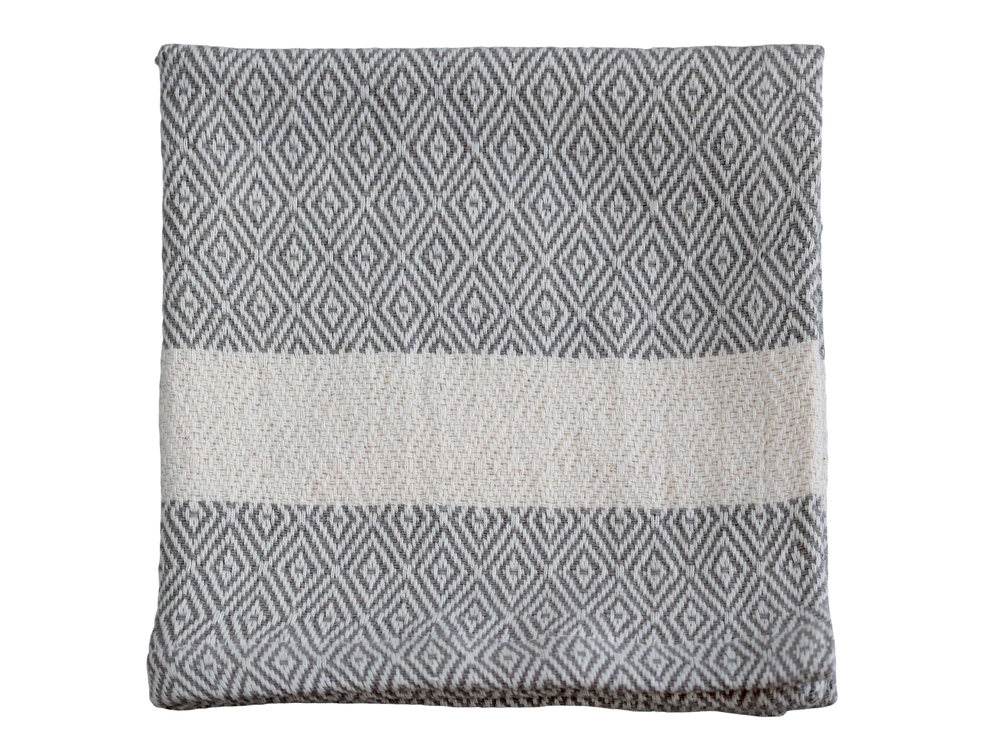 Hammam Face Towel- Éternal Grey Pattern freeshipping - Generosa