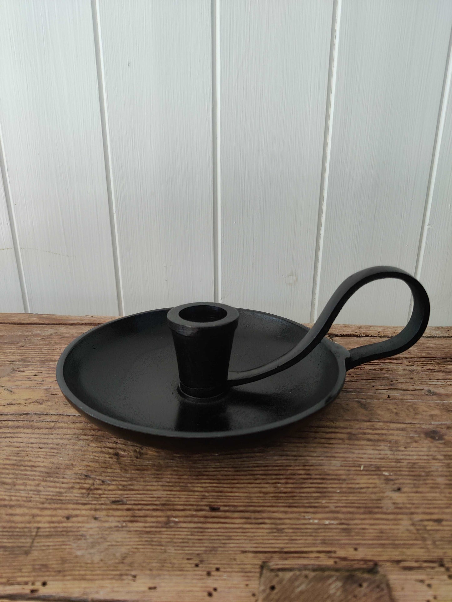 Chamberstick- Antique Black freeshipping - Generosa