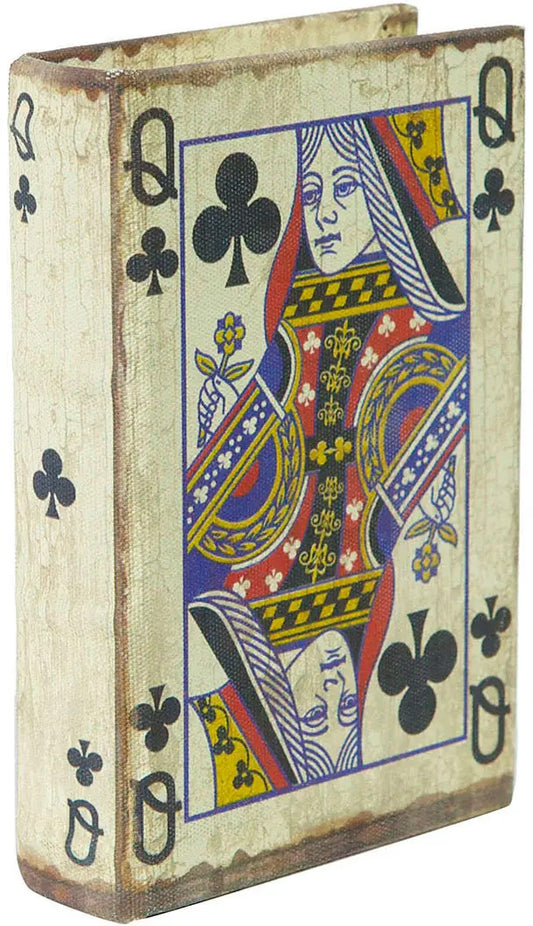 Queen of Clubs-Playing Cards/ Holder