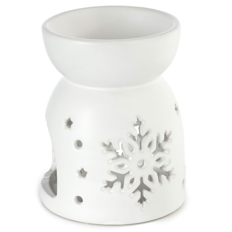 Wax and Oil Burner-Snowflake freeshipping - Generosa