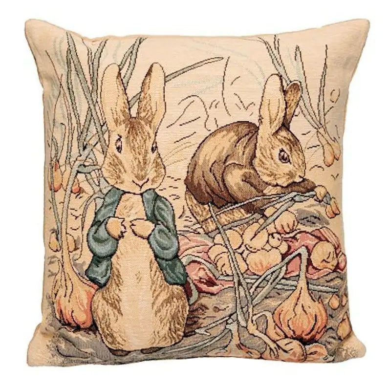 Peter Rabbit Cushion Cover - Tale of Benjamin Bunny - Generosa Home & Living