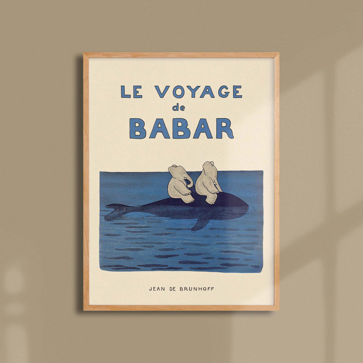 Le Voyage de Babar 30x40cm print - Generosa Home & Living