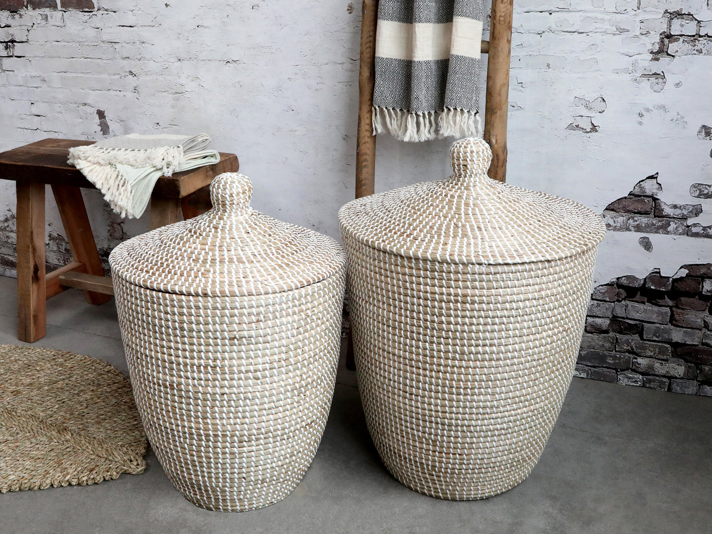 Wicker basket with Lid freeshipping - Generosa