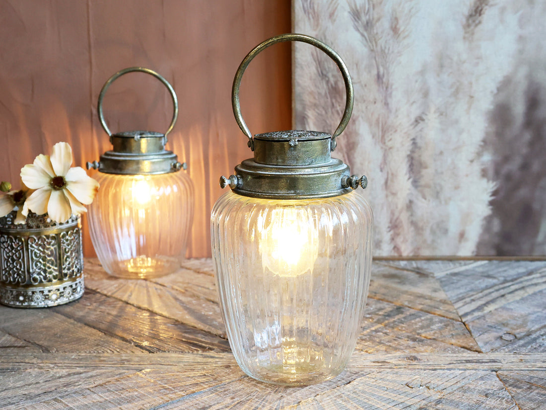Illuminate Your Home with Timed Glass Lanterns: A Perfect Blend of Style and Convenience - Generosa Home & Living